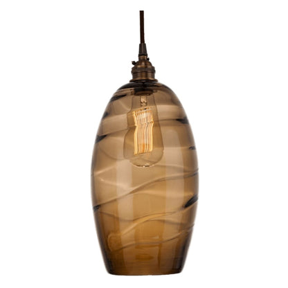 Hammerton Studio Ellisse 28" Wide Artisan Crafted 8 Light Optic Glass Pendant