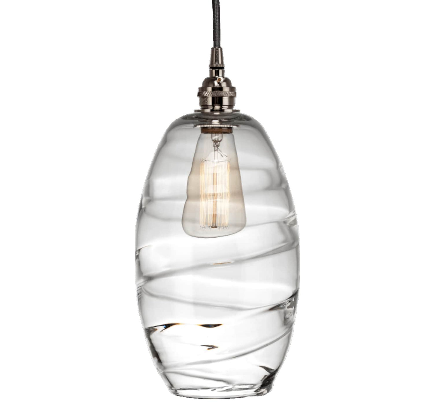Misto 21" Wide Artisan Crafted Optic Glass 3 Light Pendant