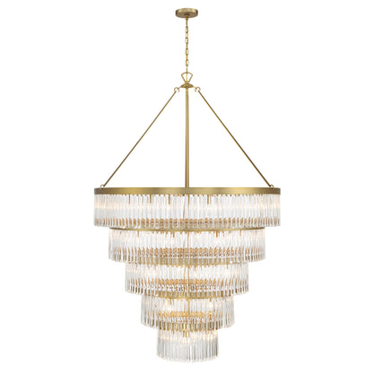 Emory 48'' Modern Gold Chandelier Gold 48"W x 72"H x 48"D