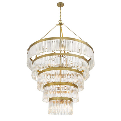 Emory 48'' Modern Gold Chandelier Gold 48"W x 72"H x 48"D