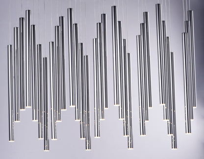 Flute 35 Light 36" Wide LED Multi Light Pendant