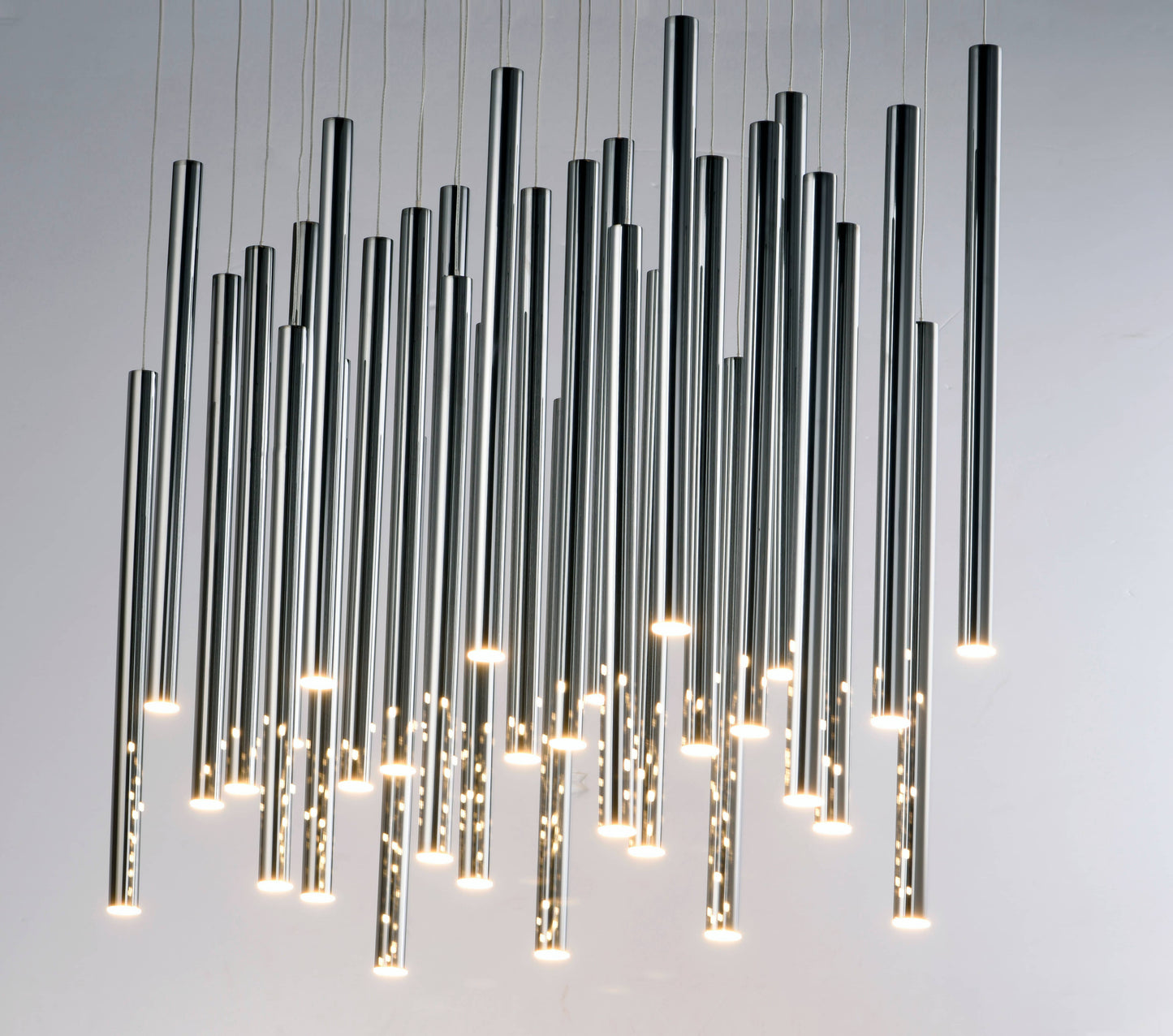 Flute 35 Light 36" Wide LED Multi Light Pendant