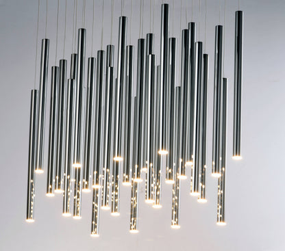 Flute 35 Light 36" Wide LED Multi Light Pendant