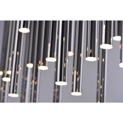 ET2 Flute 35 Light 36" Wide LED Multi Light Pendant