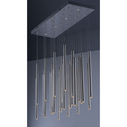 ET2 Flute 35 Light 36" Wide LED Multi Light Pendant