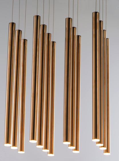 Flute 35 Light 36" Wide LED Multi Light Pendant