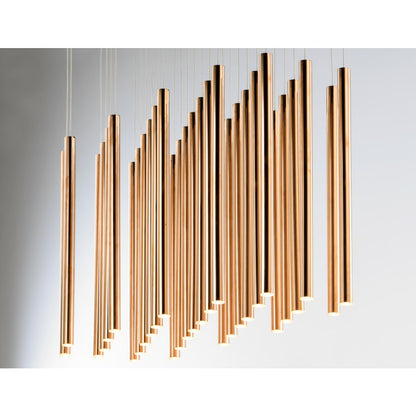 ET2 Flute 35 Light 36" Wide LED Multi Light Pendant
