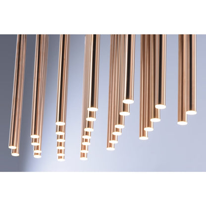 ET2 Flute 35 Light 36" Wide LED Multi Light Pendant