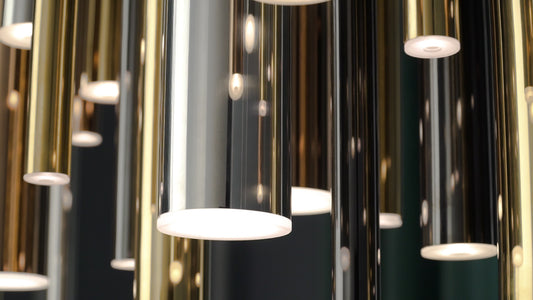 Flute 35 Light 36" Wide Multi Light LED Pendant