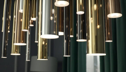 Flute 35 Light 36" Wide Multi Light LED Pendant