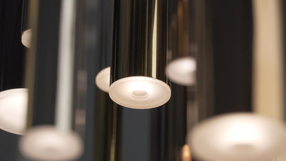 Flute 35 Light 36" Wide Multi Light LED Pendant