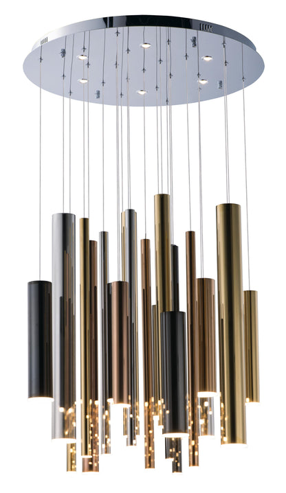 Flute 32 Light 26" Wide LED Multi Light Pendant