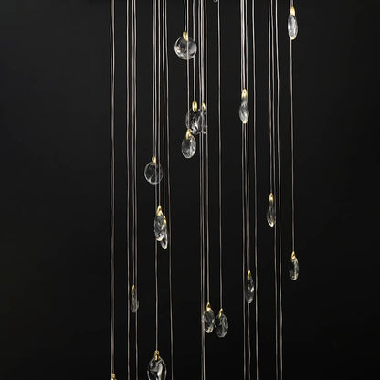 ET2 Pebble 36" Wide Crystal Chandelier