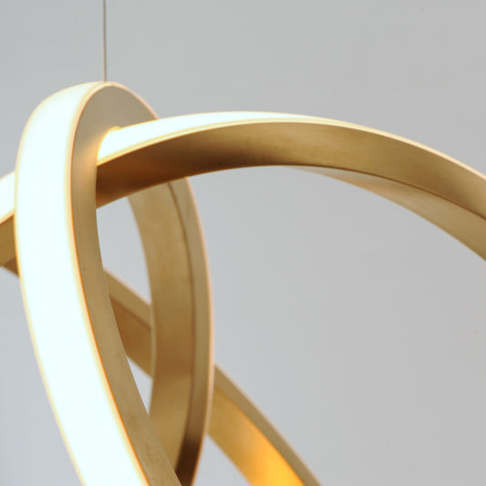 Signature 41" Wide LED Abstract Chandelier