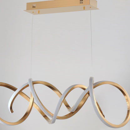 Signature 41" Wide LED Abstract Chandelier