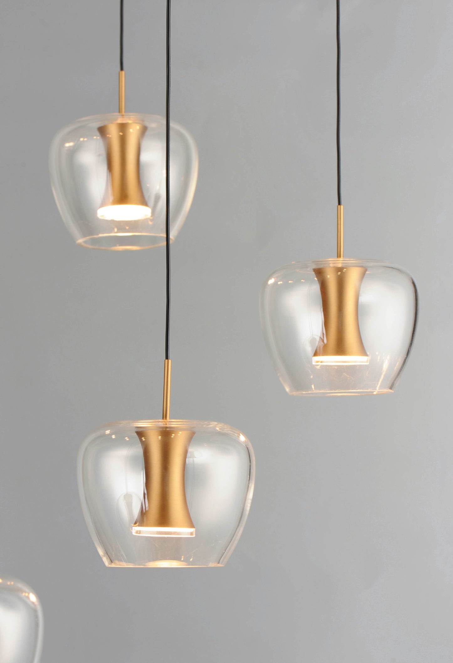 Newton 25 Light 28" Wide LED Multi Light Pendant