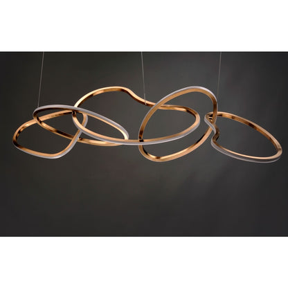 ET2 Unity 55" Wide LED Abstract Chandelier