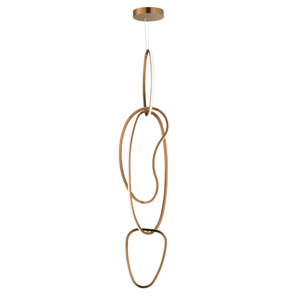 ET2 Unity 4 Light 13" Wide LED Abstract Multi Light Pendant