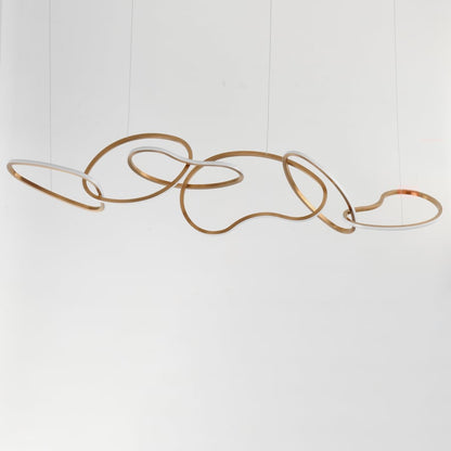 ET2 Unity 69" Wide LED Abstract Linear Chandelier