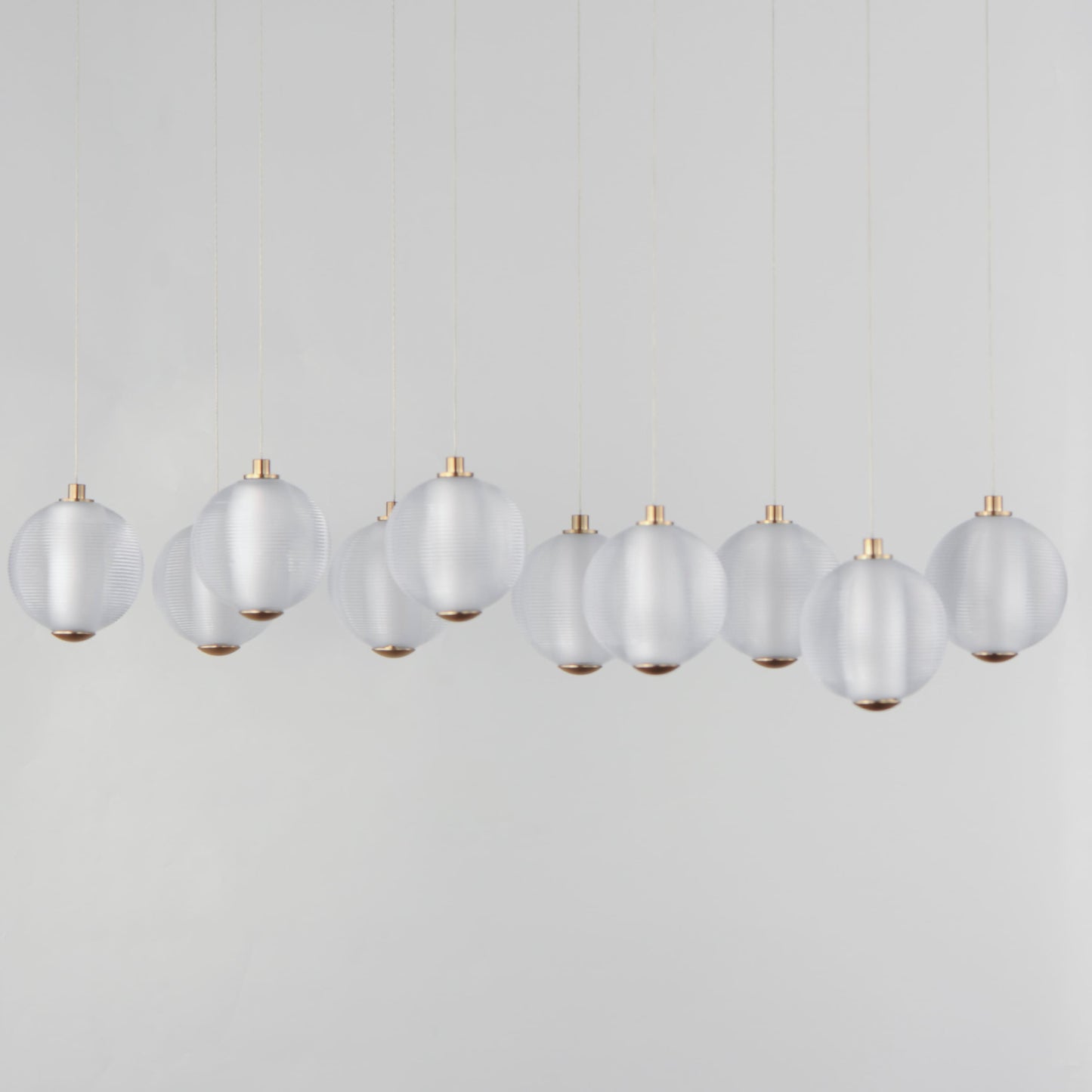 Rhythm 34" Wide LED Linear Chandelier