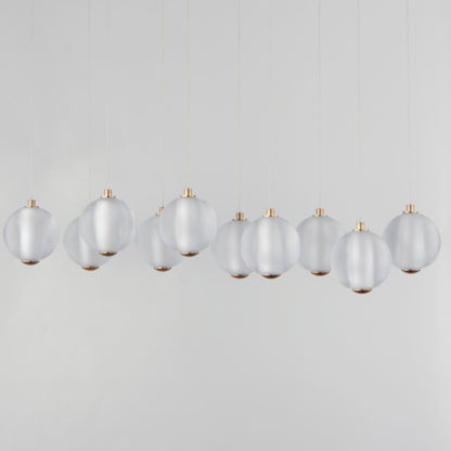 Rhythm 34" Wide LED Linear Chandelier
