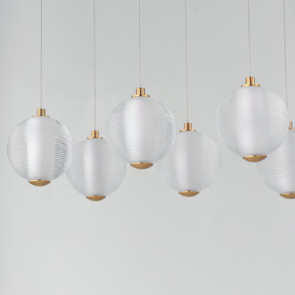 Rhythm 34" Wide LED Linear Chandelier