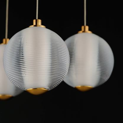 Rhythm 34" Wide LED Linear Chandelier