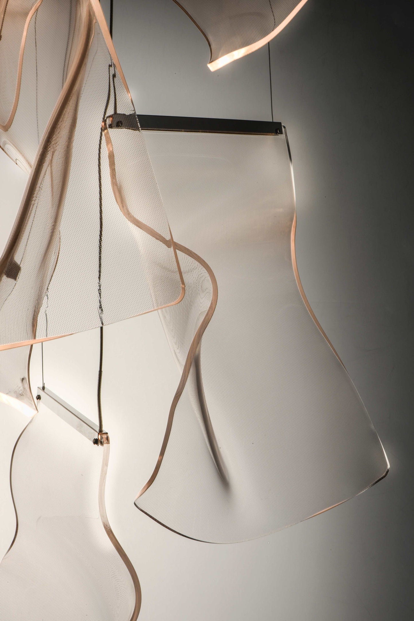 Rinkle 28" Wide LED Multi Light Abstract Pendant