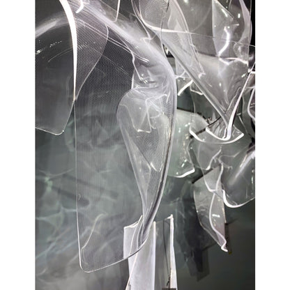 ET2 Rinkle 28" Wide LED Multi Light Abstract Pendant