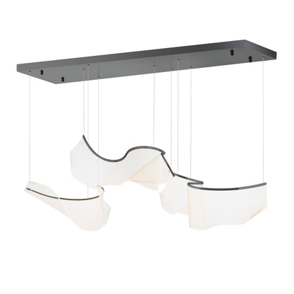 Rinkle 58" Wide LED Abstract Linear Pendant