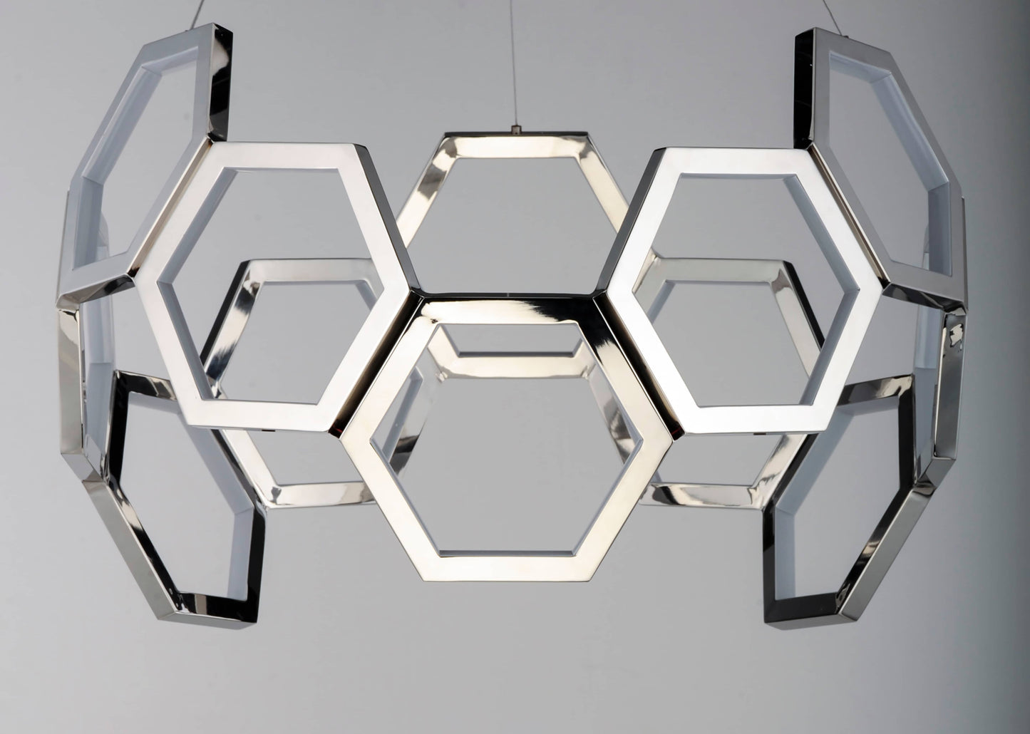 Polygon 30" Wide LED Chandelier