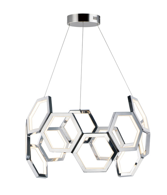 Polygon 30" Wide LED Chandelier