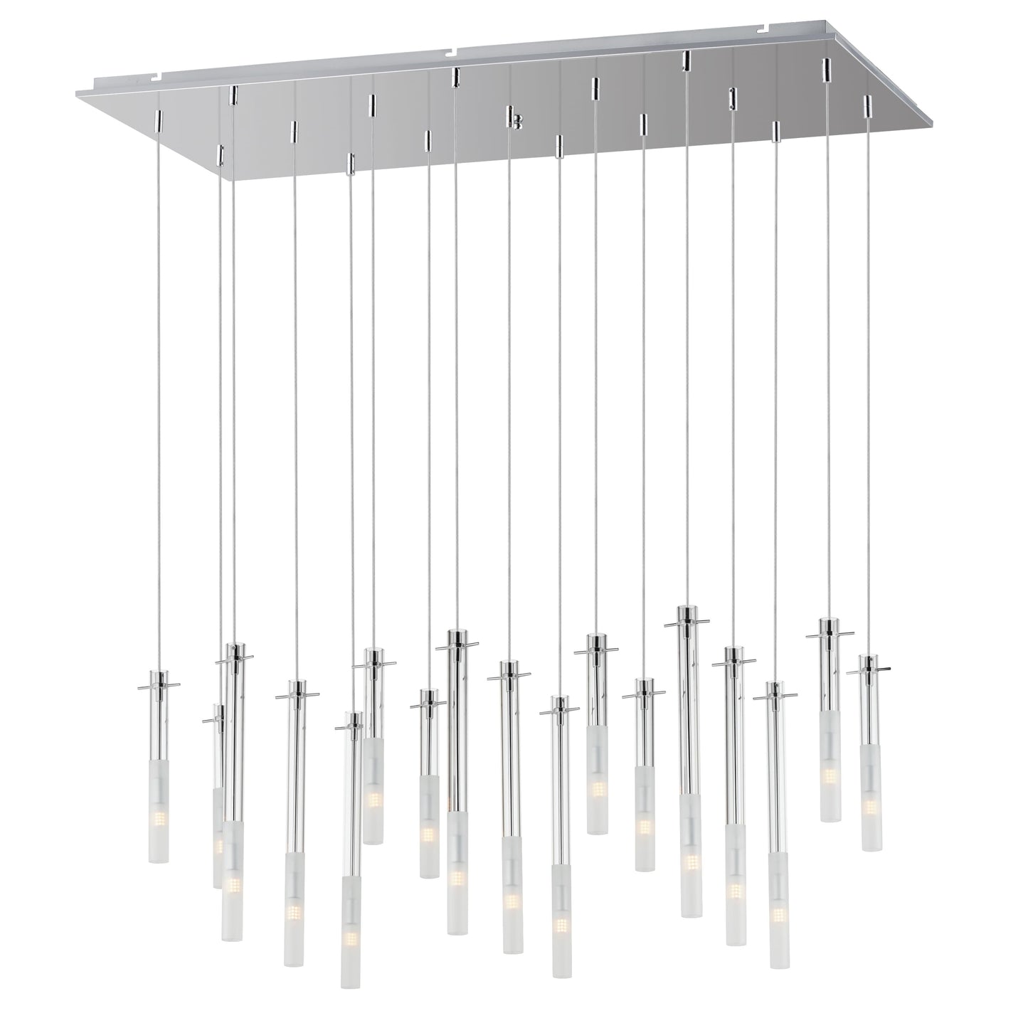 Pipette 17 Light 24" Wide LED Suspension Linear Pendant