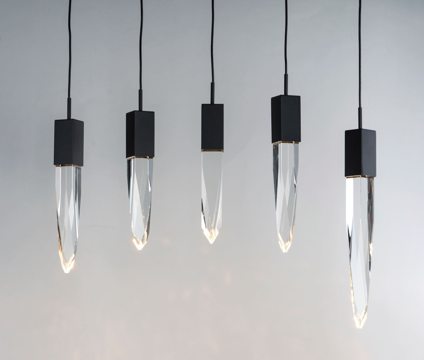 Quartz 6 Light 39" Wide LED Linear Pendant