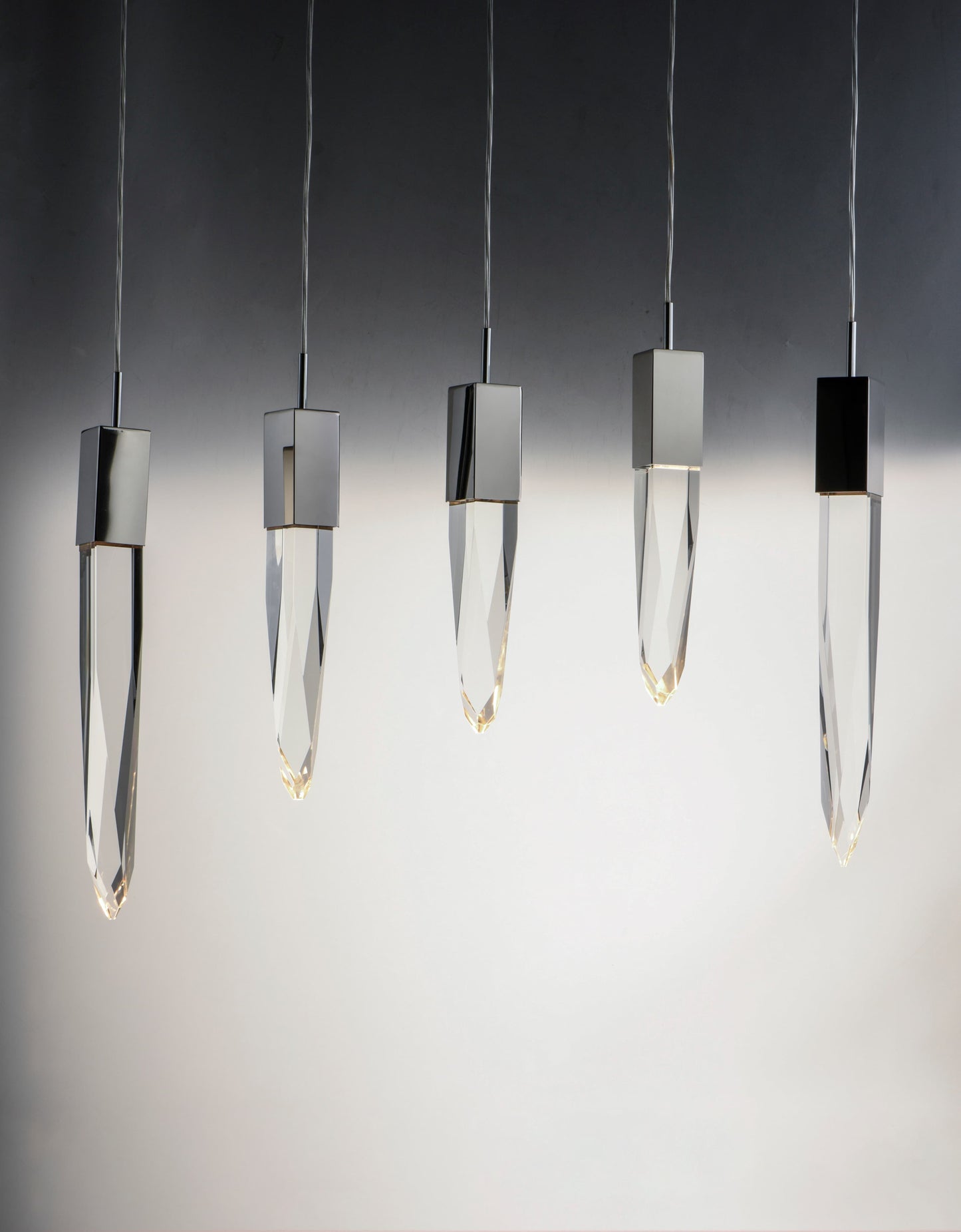 Quartz 6 Light 39" Wide LED Linear Pendant
