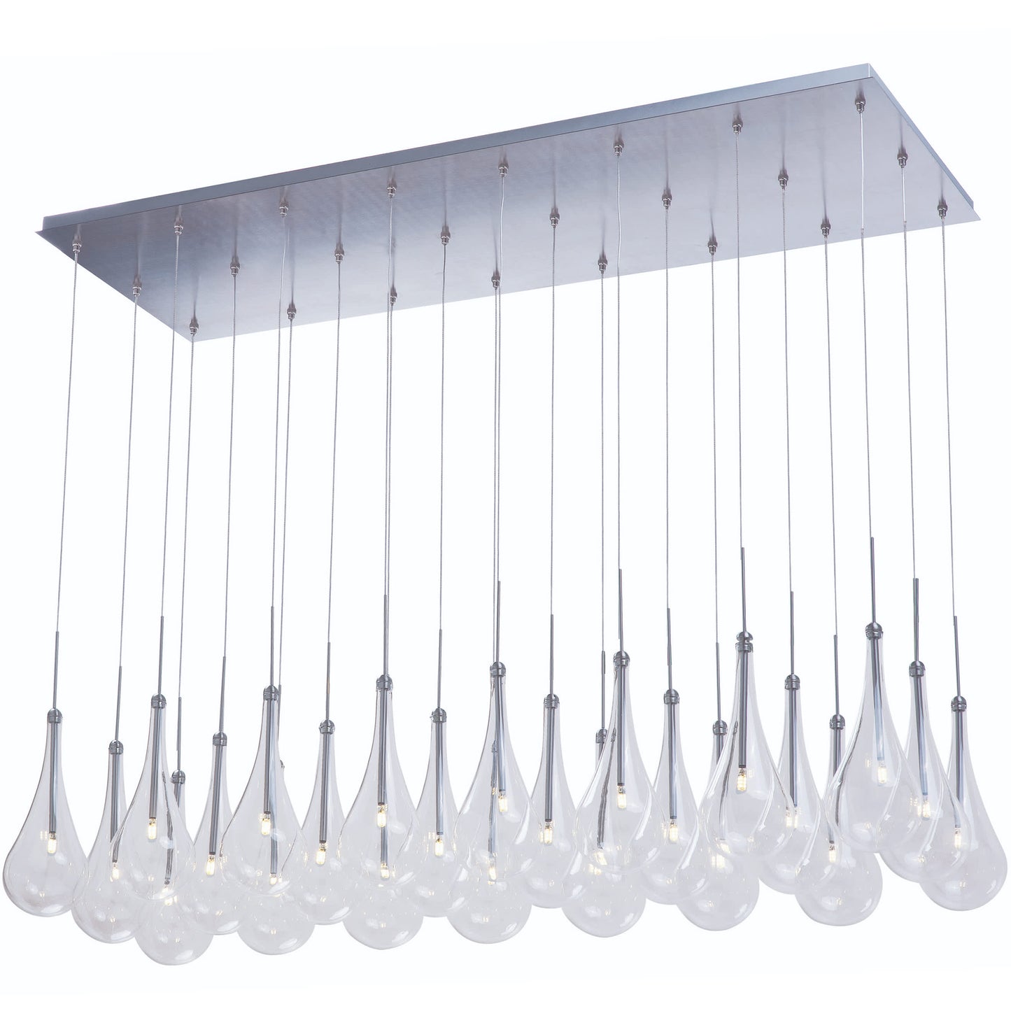 Larmes 52" Wide 24 Light Linear LED Multi Pendant