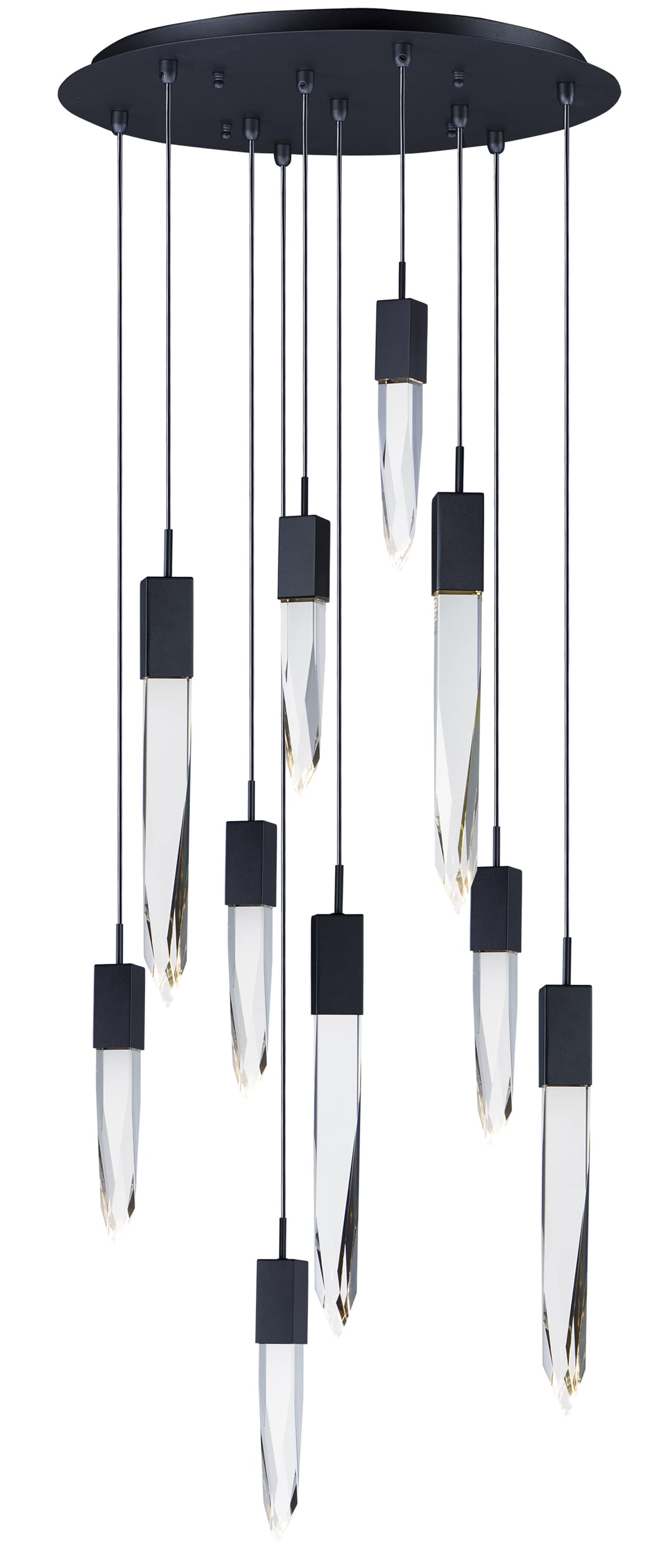 Quartz 10 Light 20" Wide LED Multi Light Pendant