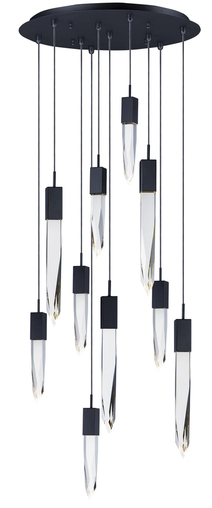 Quartz 10 Light 20" Wide LED Multi Light Pendant