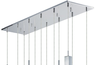 Quartz 12 Light 39" Wide LED Linear Pendant