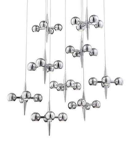 Pearla 36 Light 40" Wide LED Suspension Multi Light Pendant