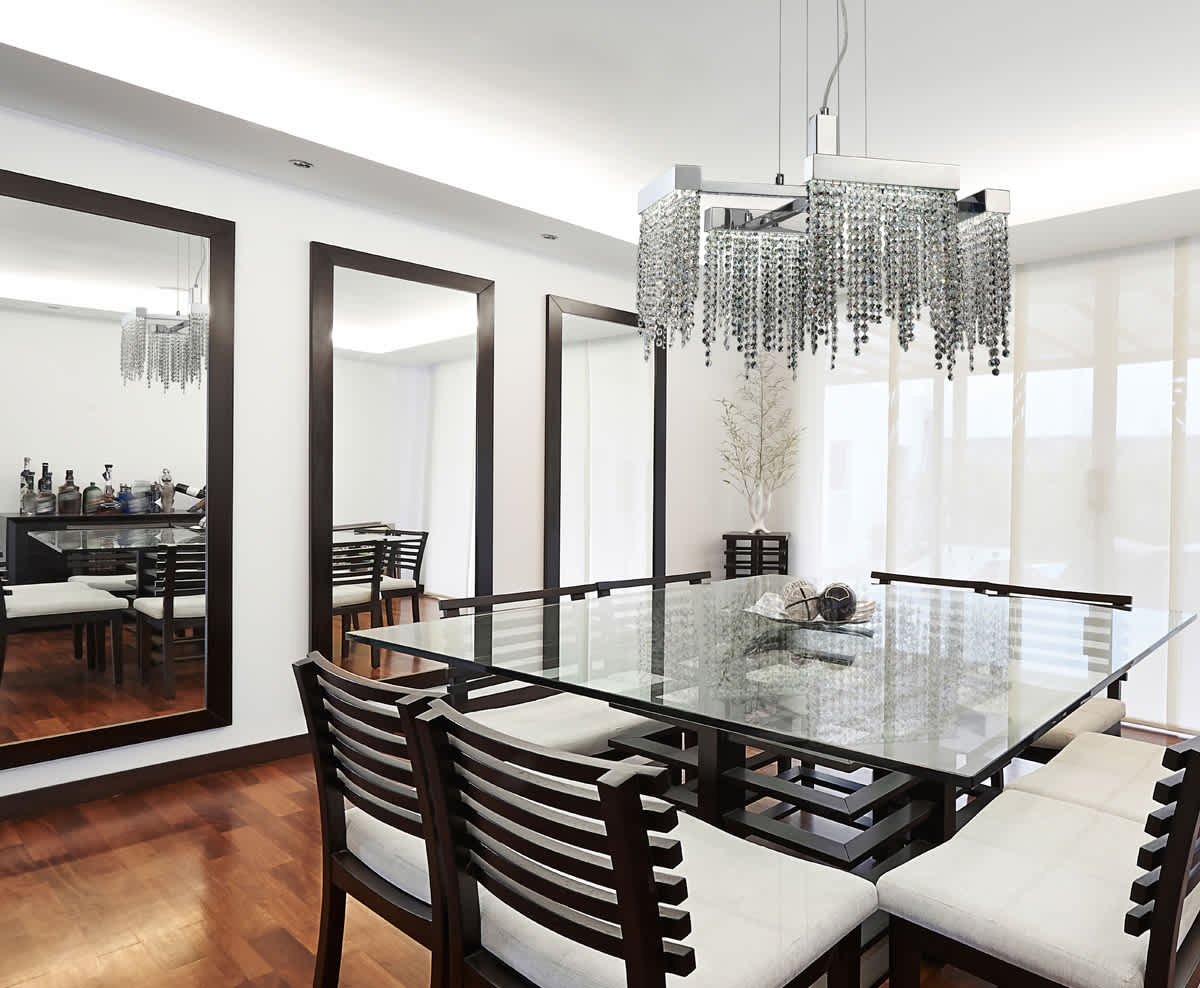 Rossi 10 Light 51" Wide LED Crystal Linear Chandelier