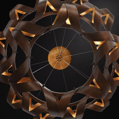 Eurofase Lighting Banderia 44" Wide LED 3 Tier Ring Chandelier