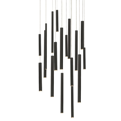 Eurofase Lighting Santana 18 Light 24" Wide LED Suspension Chandelier
