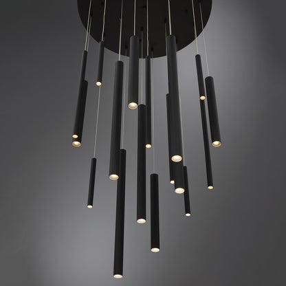 Eurofase Lighting Santana 18 Light 24" Wide LED Suspension Chandelier