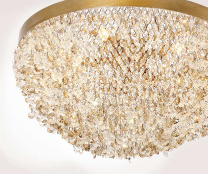 Mondo 15 Light 59" Wide Crystal Linear Chandelier