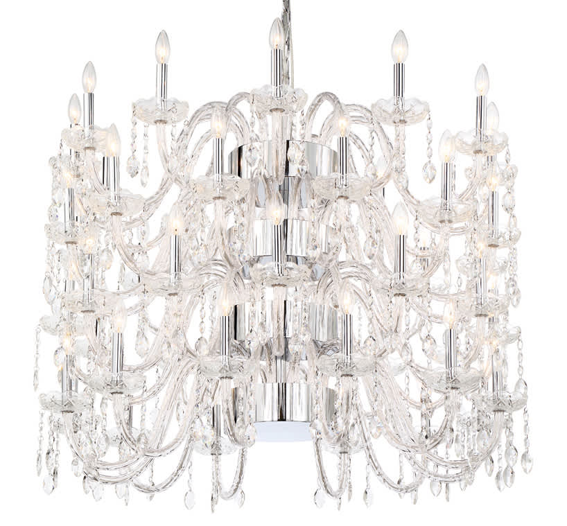 Ferrero 48 Light 42" Wide Crystal Chandelier
