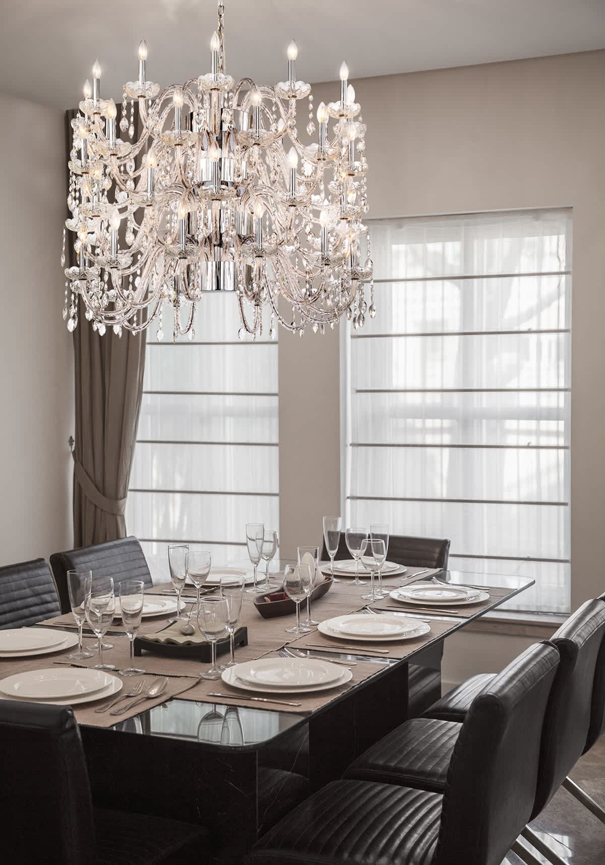 Ferrero 48 Light 42" Wide Crystal Chandelier