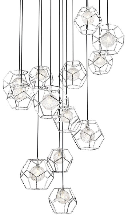 Norway 13 Light 41" Wide LED Multi Light Pendant