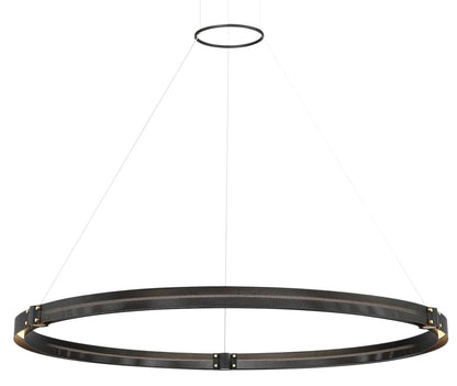 Admiral 2 Light 48" Wide LED Ring Chandelier - 1 Tier