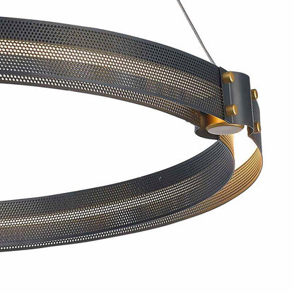 Admiral 2 Light 48" Wide LED Ring Chandelier - 1 Tier